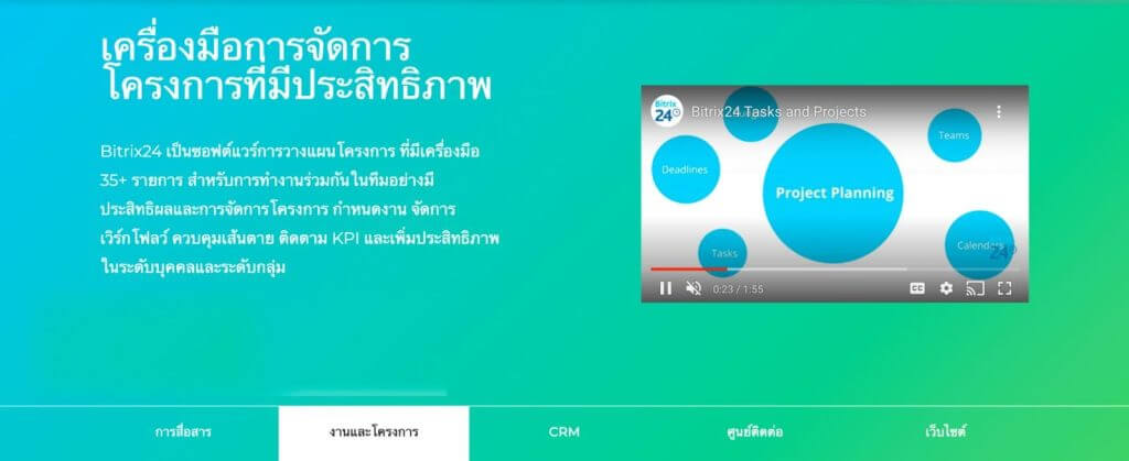 Bitrix24 Tasks & Projects เครื่องมือการจัดการโครงการที่มีประสิทธิภาพ