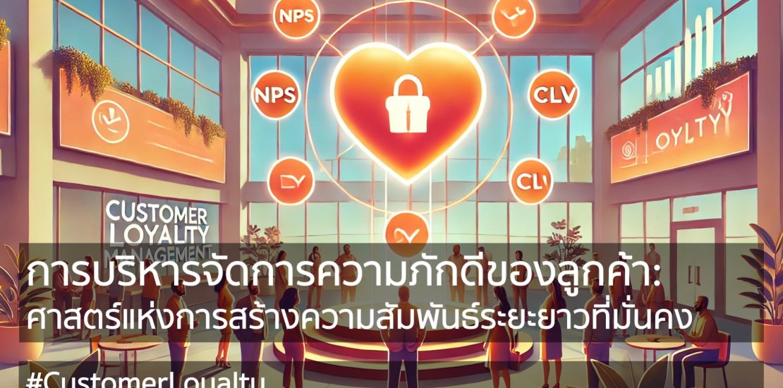การบริหารจัดการความภักดีของลูกค้า: ศาสตร์แห่งการสร้างความสัมพันธ์ระยะยาวที่มั่นคง