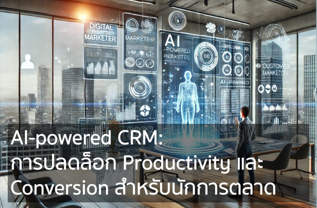 AI-powered CRM - การปลดล็อก Productivity และ Conversion สำหรับนักการตลาด