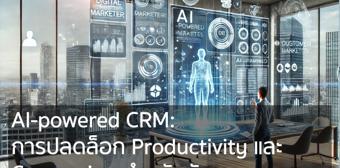 AI-powered CRM - การปลดล็อก Productivity และ Conversion สำหรับนักการตลาด