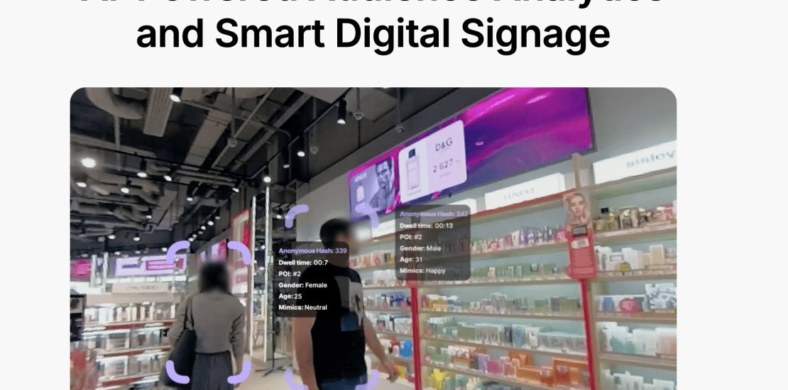 AI-Powered Audience Analytics and Smart Digital Signage
