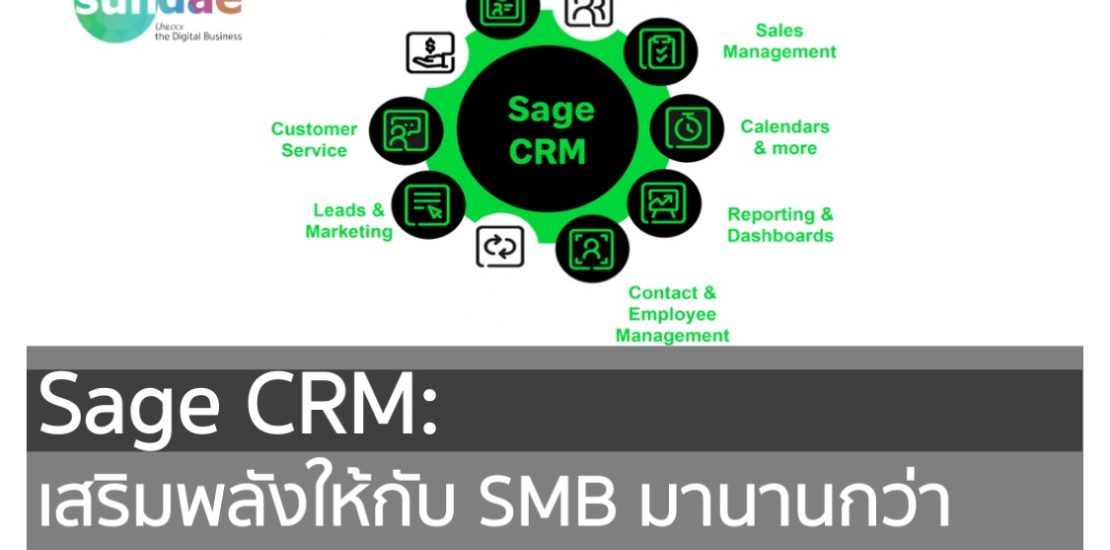 Sage CRM: เสริมพลังให้กับ SMB มานานกว่าสองทศวรรษ