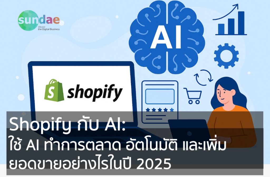 Shopify กับ AI- ใช้ AI ทำการตลาด อัตโนมัติ และเพิ่มยอดขายอย่างไรในปี 2025