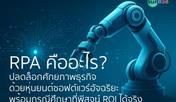 RPA คืออะไร? ปลดล็อกศักยภาพธุรกิจด้วยหุ่นยนต์ซอฟต์แวร์อัจฉริยะ